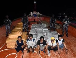 TNI AL Gagalkan Penyitaan Narkoba 2,061 Ton, Prajurit Dapat Kenaikan Pangkat