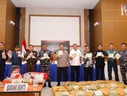 Kasal Muhammad Ali Tegas: TNI AL Sikat Habis Narkoba Senilai Rp 7 Triliun di Perairan Kepri