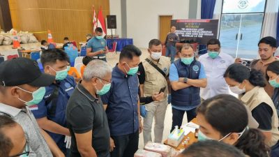 Pangkalan Utama TNI AL IV (Lantamal IV) bersama Badan Narkotika Nasional (BNN) RI, Pemerintah Provinsi Kepulauan Riau, dan PT. Pegadaian melakukan penimbangan ulang