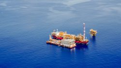 Floating Production Storage and Offloading (FPSO) Marlin Natuna dan Belanak di perairan Laut Natuna Utara