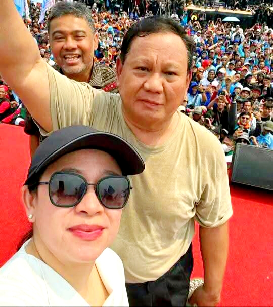 Hari Buruh Internasional (May Day) 2025 di Monas, Jakarta Pusat, Kamis (1/5/2025).