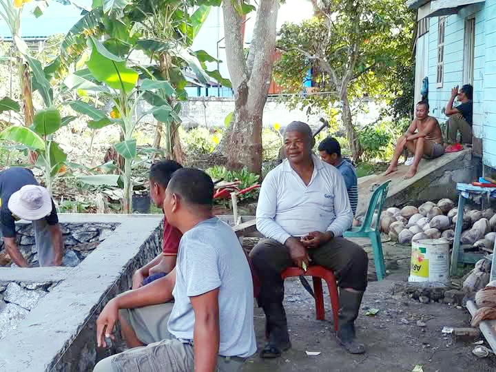 Perkarangan warga Natuna