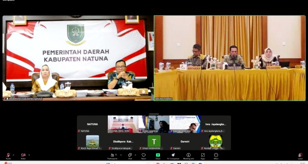 Rapat Koordinasi (Rakor) virtual yang digelar pada Kamis, 8 Mei 2025.