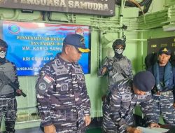 TNI AL Gagalkan Penyebaran Narkoba di Laut, Narkoba Ditemukan di Kamar Nahkoda Kapal