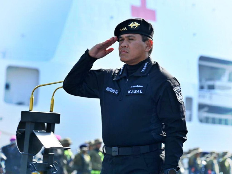 Kepala Staf Angkatan Laut (KSAL) Laksamana TNI Dr. Muhammad Ali