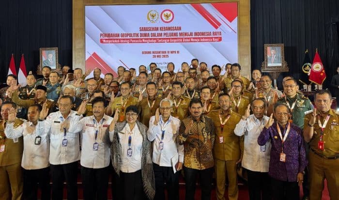 Perubahan Geopolitik Dunia Dalam Peluang Menuju Indonesia Raya”, yang berlangsung di Gedung Nusantara IV, MPR RI, Selasa (20/5).