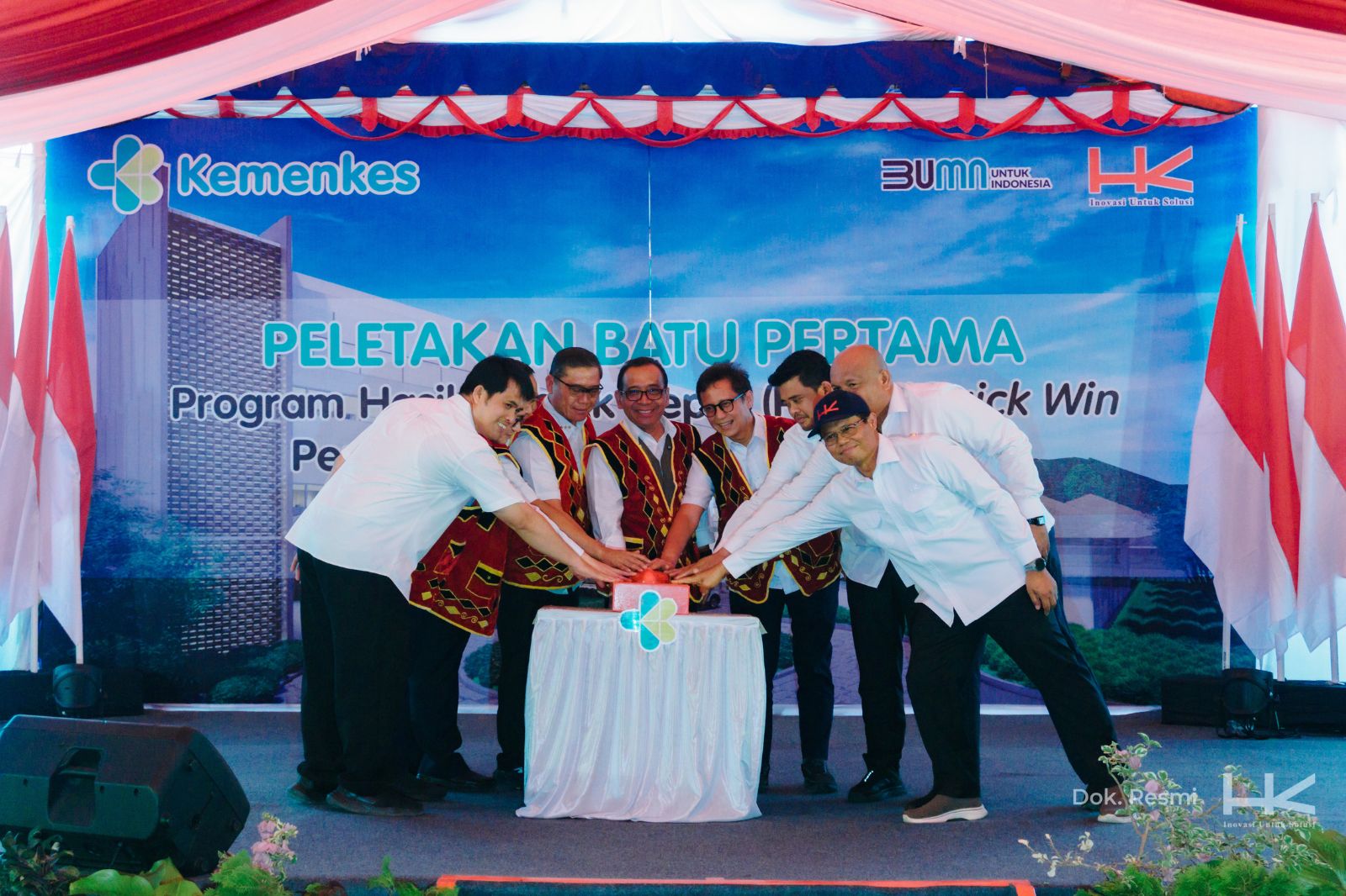 Dukung Program Pemerintah Di Bidang Kesehatan, Hutama Karya Resmi Bangun Rsud Tafaeri Nias Utara
