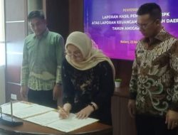 Bupati Aneng, Hadiri Rapat Penyampaian LHP BPK Tahun 2024