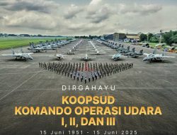 Dirgahayu Komando Operasi Udara I, II, dan III “Abhibhuti Antarikshe”