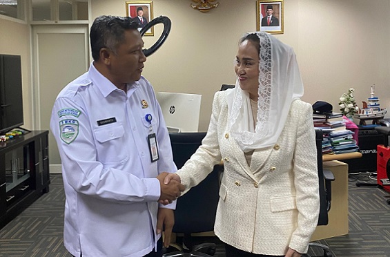 audiensi Bupati Natuna Cen Sui Lan dengan Deputi Bidang Meteorologi BMKG Guswanto
