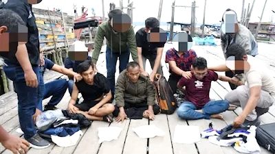 Personel Pangkalan TNI AL Tanjung Balai Asahan yang tergabung dalam Satgas Intel Gabungan Komando Armada I kembali berhasil menggagalkan upaya penyelundupan 4,5 kilogram narkotika jenis sabu di Dermaga Belacan Tradisional, Desa Bagan Asahan, Kabupaten Asahan, Sumut, sekira pukul 12.25 WIB, Kamis (05/06/2025).
