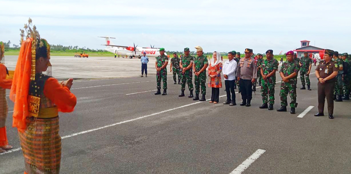 Bupati Natuna Cen Sui Lan Sambut Kunjungan Kerja Pangdam I/BB