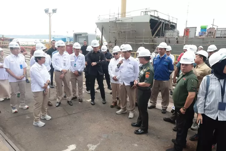 Penampakan Fregat Merah Putih Kapal Perang Terbesar & Tercanggih Pertama Buatan PT PAL Indonesia Dipuji Habis-habisan Stafsus Menhan