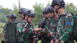 Prajurit Yon Arhanud 1 Marinir Tingkatkan Profesionalisme melalui Latihan Kolone Gerakan Taktis