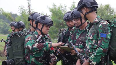 Batalyon Arhanud 1 Marinir (Yon Arhanud 1 Mar) melaksanakan Latihan Satuan Dasar (LSD)