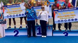 Brigif 4 Mar BS Juara 3 Dayung Perahu Naga di Kasal Cup Water Sports 2025, Prajurit Harimau Sumatera