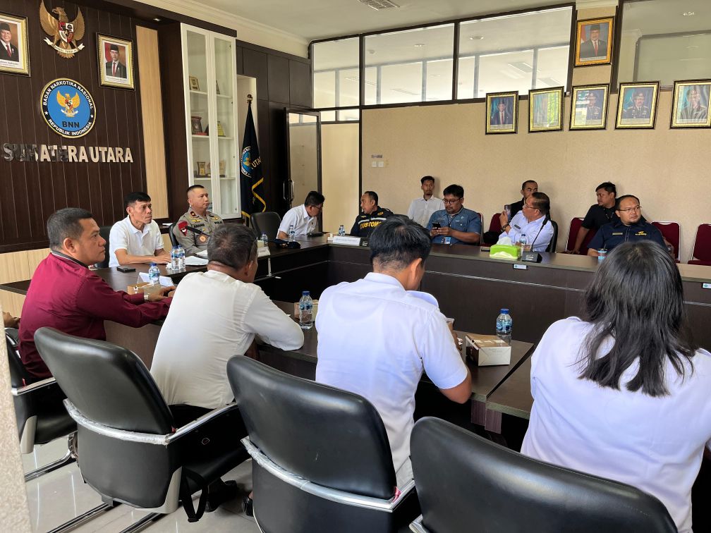 Badan Narkotika Nasional Provinsi (BNNP) Sumatera Utara dipimpin Brigjen Pol. Drs. Toga Panjaitan.