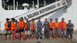 KRI dr. Radjiman Wedyodiningrat-992 ke Dermaga Lanal Bintan, Tanjung Uban, Minggu (13/07/2025).  