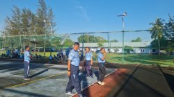 Kolonel Pnb I Ketut Adiyasa Ambara Pimpin Perbaikan Lapangan Tenis di Lanud RSA Natuna