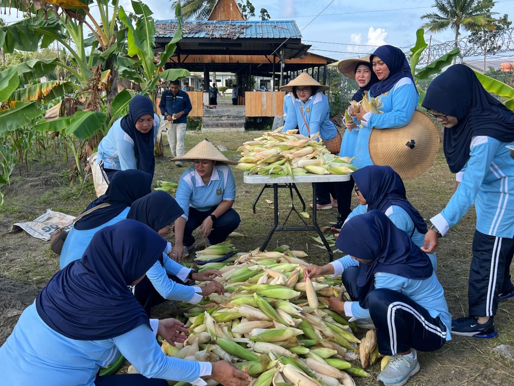 Panen jagung Lanud RSA Natuna