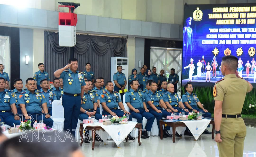 Sebanyak 433 Taruna Akademi Angkatan Laut (AAL) bersiap menyambut penutupan pendidikan