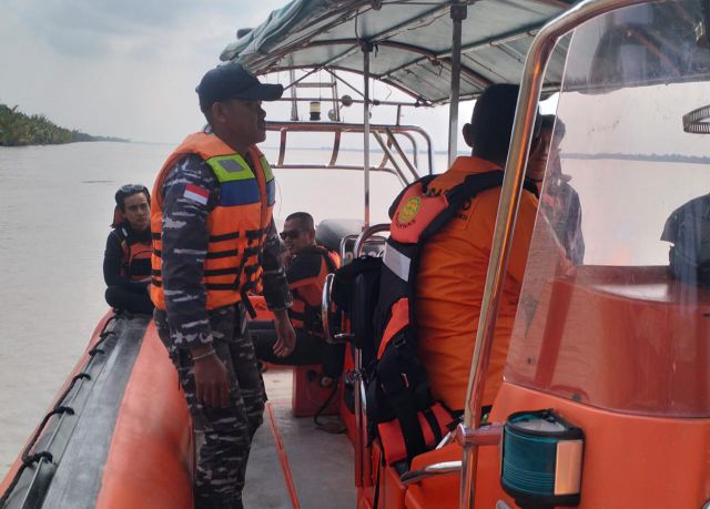 TNI AL, evakuasi tenggelam, SAR Gabungan, Indragiri Hilir