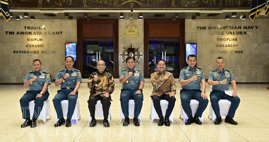 Kepala Staf Angkatan Laut (KASAL) Laksamana TNI Dr. Muhammad Ali menerima kunjungan penting