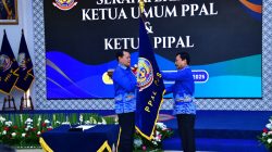 Jabatan Ketua Umum (Ketum) Persatuan Purnawirawan Angkatan Laut (PPAL) diserahterimakan dari Laksamana TNI (Purn) Siwi Sukma Adji, S.E., M.M., kepada Laksamana TNI (Purn) Yudo Margono, S.E., M.M.