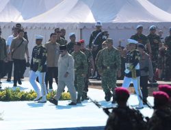 Kasal Laksamana TNI Muhammad Ali Hadiri Pelantikan Pejabat TNI Peresmian 14 Kodaeral oleh Presiden Prabowo