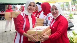 Semarak Kebersamaan dan Kasih Sayang: Jalasenastri Bakor Wilayah Surabaya Gelar Olahraga Bersama Jelang HUT ke 79