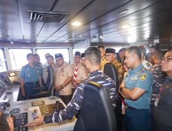 KRI Raden Eddy Martadinata 331 Sambut Kunjungan Walikota Tanjungpinang, Pererat Sinergi TNI AL Rakyat