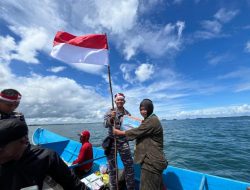 KRI Bawal-875 Gelar Patroli Merah Putih Bershodaqoh untuk Nelayan, Wujud Nyata Peduli TNI AL
