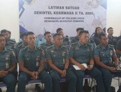Detasemen Intelijen Koarmada II Gelar Pembukaan Latihan Satuan