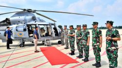 Lanudal Jakarta Kawal Penerbangan VIP Kasal untuk Bakti Sosial dan Peresmian Jembatan di Pelabuhanratu