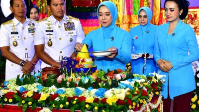 Ketua Umum Jalasenastri Ny. Fera Muhammad Ali, pada peringatan Hari Ulang Tahun (HUT) ke-79 Jalasenastri Tahun 2025.