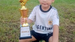 Hadif Al Rizky, Bocah 4 Tahun Berbakat Dibina di SSB BBM KEPRI: Pola Asuh Orang Tua Kunci Sukses di Usia Emas