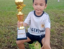 Hadif Al Rizky, Bocah 4 Tahun Berbakat Dibina di SSB BBM KEPRI: Pola Asuh Orang Tua Kunci Sukses di Usia Emas