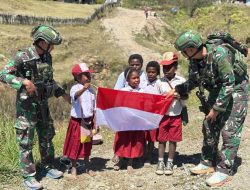TNI AL Gelar Semarak Merah Putih di Perbatasan Papua, Wujudkan Amanah Kasal Muhammad Ali
