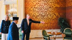 Raja Belanda Willem-Alexander dan Ratu Máxima di Istana Huis ten Bosch, Den Haag