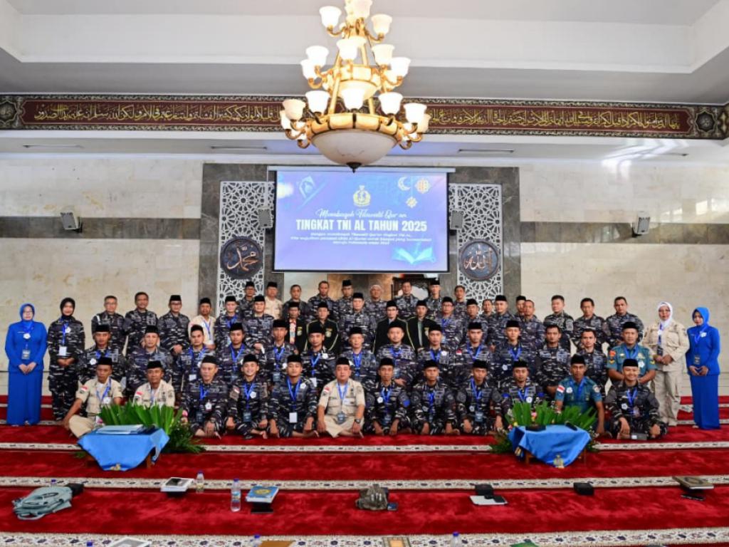 Laksamana Muhammad Ali Dorong Peningkatan SDM Unggul, MTQ TNI AL 2025 Jadi Wadah Pembinaan Mental