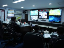 Siap Sambut KRI Brawijaya-320, Pangkoarmada II Ikuti Paparan Virtual Persiapan Kedatangan