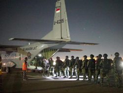 Skuadron Udara 600 Sukses Dukung Latihan Terjun Malam Freefall Taifib Marinir