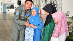 Doa Bersama dan Santunan Anak Yatim Wujudkan Keselamatan Misi Udara HUT ke 80 TNI