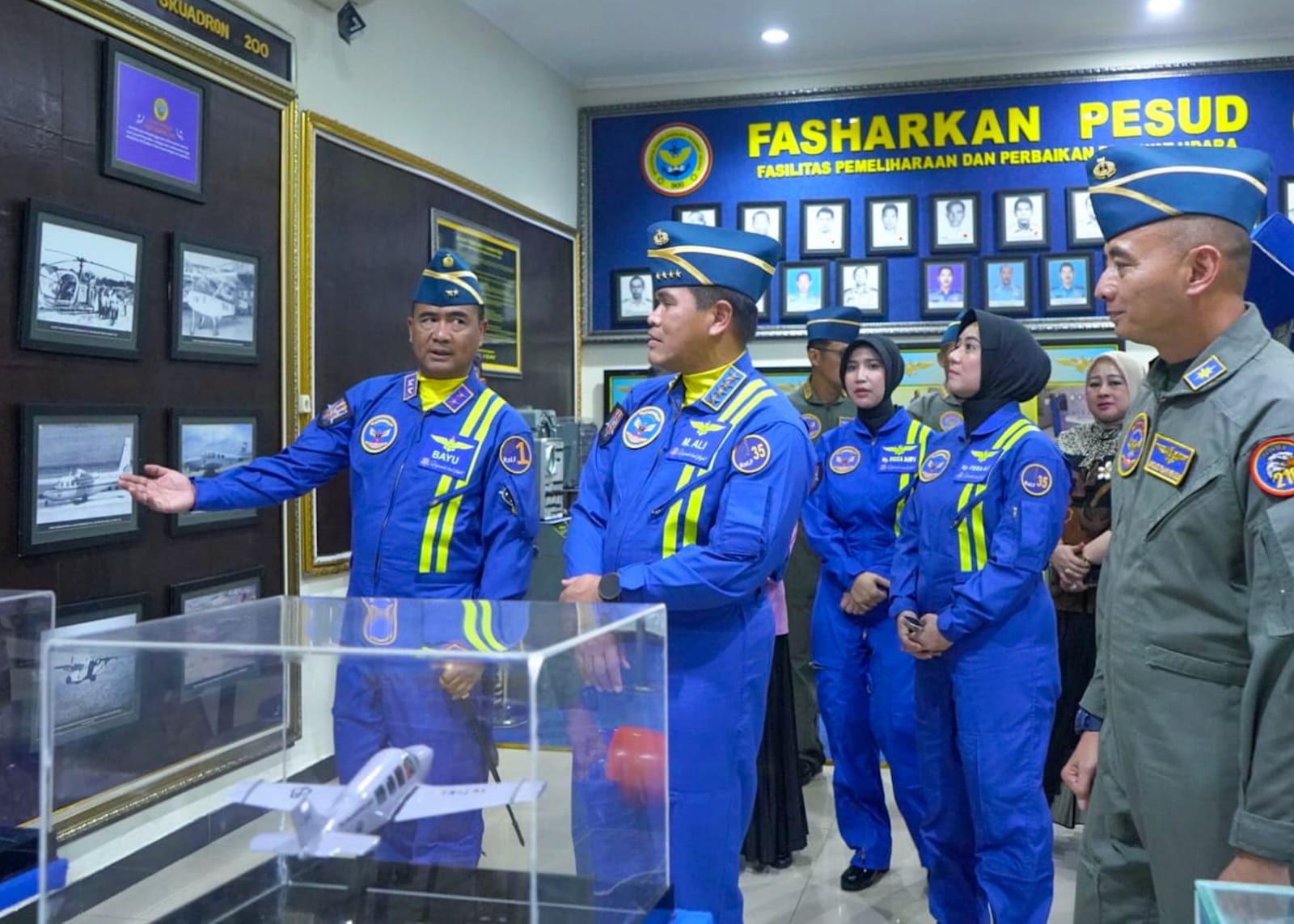 kunjungan kerja dan Tour Facility di Pangkalan Udara TNI Angkatan Laut (Lanudal) Juanda, Sidoarjo