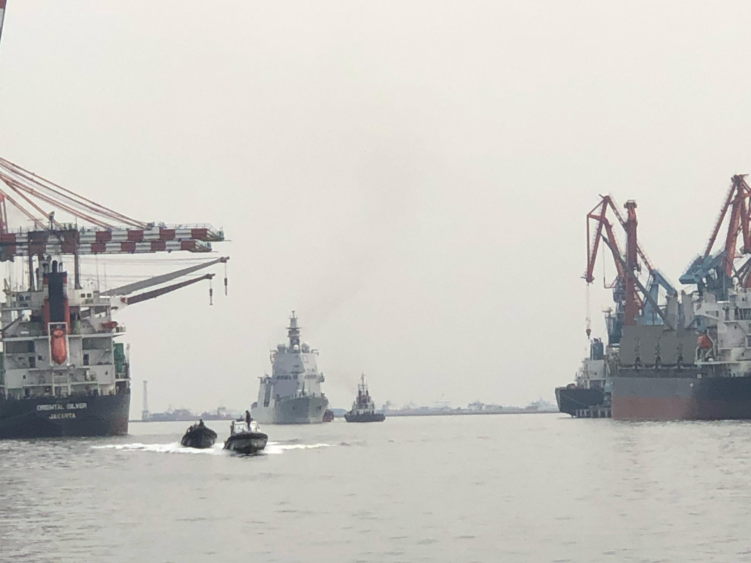 KRI Brawijaya 320, di Dermaga 107, Tanjung Priok