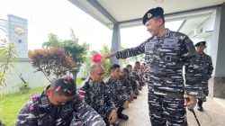 Komandan Pangkalan TNI AL (Lanal) Ranai, Kolonel Laut (P) Ady Dharmawan, S.IP., P.S.C., secara langsung memimpin Upacara Kenaikan Pangkat