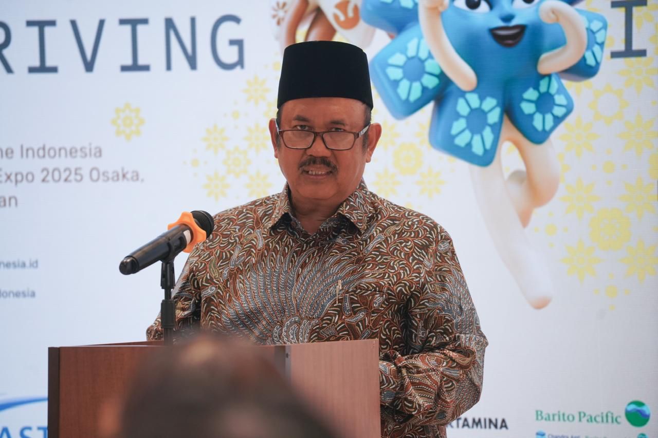 Menteri PPN/Kepala Bappenas Rachmat Pambudy dalam kegiatan Penutupan Paviliun Indonesia di World Expo 2025 Osaka, Minggu (12/10).