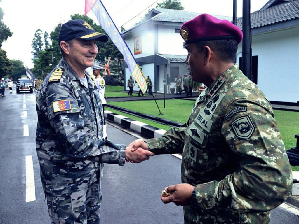 kunjungan Chief of Australian Defence Force (ADF), Admiral David Johnston,