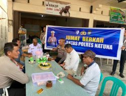 Jum’at Berkah Satlantas Polres Natuna dan Driver, Wujudkan Zero Accident