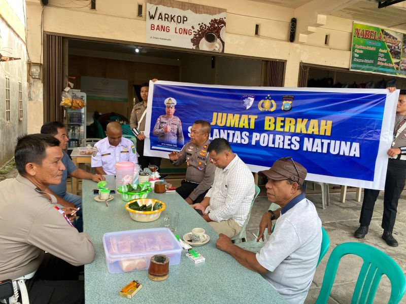 Jum'at berkah Polres Natuna